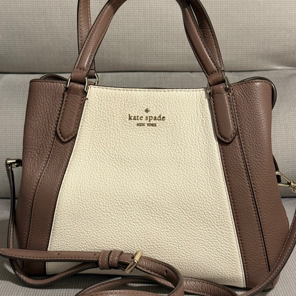 Kate Spade Triple Compartment Satchel Purse - Picture 2 of 9